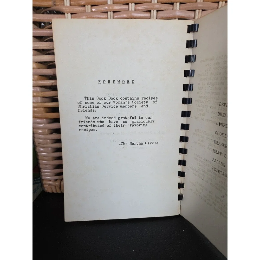 White Plains Methodist Church Cookbook Cary, NC 1965 Local Contributors‎ Vintage